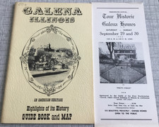 Galena Illinois 1961 Guidebook Map History Historic Photos Booklet, + 1962 Tour picture