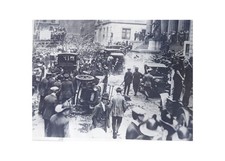 1920 Wall Street Bombing Disaster NYC JP Morgan Federal Hall Glass Negatives picture