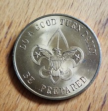 Be Prepared Good Turn Boy Scout BSA Challenge Coin Medallion picture
