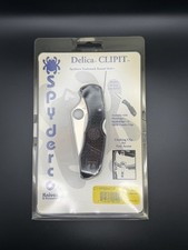 VTG Spyderco Delica Clipit Knife Clampack 2/26/2002 picture