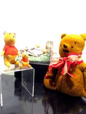 OOAK RARE ORIGINAL WINNIE THE POOH BESWICK ENGLAND,JAPAN W/ CHARPENTE BOOKENDS picture
