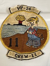 USN USAF Air Force Patrol Squadron VP-24 1950 - 60 Era Patch Crew 11 Navy USMC picture
