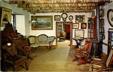 Chino CA postcard YORBA-SLAUGHTER ADOBE HISTORIC SITTING ROOM s/21 AZ9852 picture