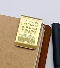 Traveler’s Company Factory Brass Clip: Let’s Go on a Road Trip picture