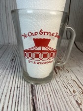 Heilmans Old Style Vintage Beer Pitcher Ad for Old Style INN  LaCross WI  7” picture