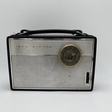 RARE Vintage 1960’s RCA Victor Transistor Radio Portable 3RG-61G Retro MCM -READ picture