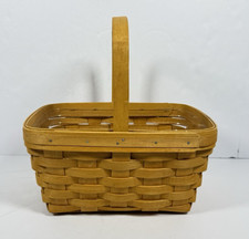 Longaberger 1997 Signed Spring Basket with Plastic Protector 11
