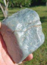 Jadeite jade river Cobble rough Light Blue. from Guatemala fine lapidary.  picture