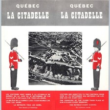 c1950s Quebec City Canada La Citadelle Citadel Star Fort Battery Brochure Map 8E picture
