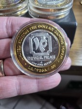 Imperial Palace Las Vegas NV $10 Ltd Edition .999 Fine Silver Token Eldridge picture