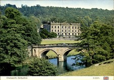 Chatsworth, Derbyshire - E. T. W. Dennis & Sons Ltd. Postcard picture