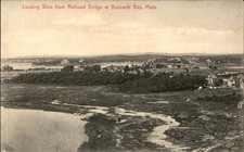 Buzzards Bay MA Railroad Bridge View F. C. Small c1900s-10s Vintage Postcard picture
