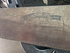 Vintage Sandvik 270 Hand Saw Made In Sweden Swedish Charcoal Steel Craftsman picture