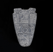 ANCIENT EGYPTIAN ANTIQUES Egyptian Narmer Palette Double Sided Relief Plaque BC picture