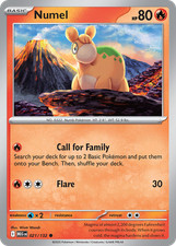 NUMEL C 021/132 MEGA EVOLUTION POKEMON LP picture