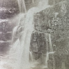 Silver Cascade Stereoview S. R. Stoddard Gems from Lake George 1870s New York picture