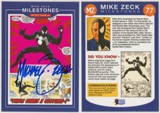 Mike Zeck SIGNED Milestones Card 2026 Super Manila Exc ~ Secret Wars #8 Art picture
