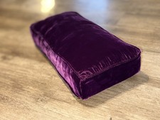 Velvet Prayer Cushion - Purple picture