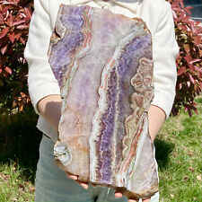 10LB Natural agate Amethyst geode slices quartz crystal specimen Healing picture