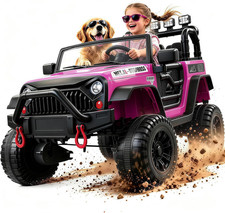 24V Ride on Toys, Kids Electric Car W/Remote Control, 4X4 Motor picture