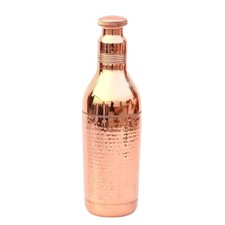 51oz Pure Copper Champion Water Bottle - Handmade Reuseable - Ayurvedic Health picture