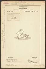 James Swan Swan Logo Carpentry Woodworking Tools Trade Mark 1894 Patent picture