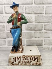 Vintage Jim Beam Cowboy Barback Figure Statue Display picture