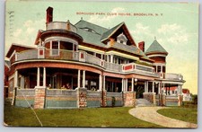 Borough Park Club House Brooklyn New York Postcard PC326 picture