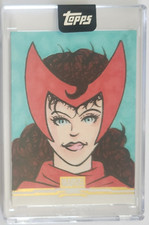 2026 Marvel Mint SCARLET WITCH Sketch 1/1 by Artist Chenduz picture