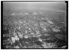 Washington DC 1919 Aerial View White House to Capitol District of Columbia picture