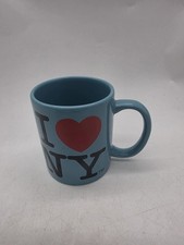 I Heart New York Mug Teal Ceramic 10oz Love New York Official Authentic New picture