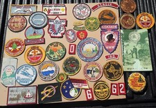 Large 1950s-1960s BSA Boy Scout PATCH LOT Indiana picture