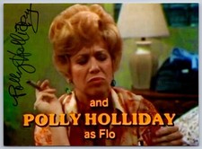 Polly Holliday Autograph Signed Photo Actress Flo Alice TV Show Autographed 5x7 picture