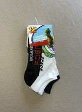 THREE Pairs Of Disney Toy Story Buzz Boys Socks, Shoe Size 10.5-4, New With Tags picture