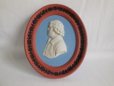 Wedgwood Portrait Medallion 4 Color Jasperware Josiah Wedgwood Plaque picture