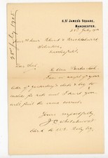 1905 Manchester Solicitor Letter Ann Barber Estate Signed JC Whitehurst England picture