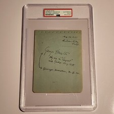 George Houston Signed PSA DNA 1937 Actor Autograph Auto Singer Rare picture