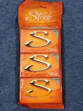 Vtg Multi-Pack 3X New Sealed STRIDE ALWAYS MANDARIN Sugarfree Gum - 42 Pieces picture