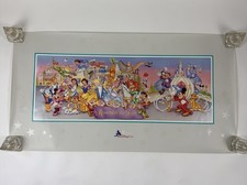 Walt Disney World 25th Anniversary Remember the Magic Poster 25 Years 34” x 18” picture