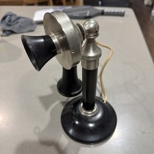 Stromberg Carlson - Early 1900s Candlestick Telephone Black picture