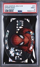 2022 Upper Deck Skybox Marvel Metal Universe Spider-Man PALLADIUM #41 PSA 9 picture