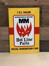 Minneapolis-Moline tractor Engine Oil￼ Vintage Style  Sign picture