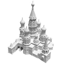 St. Basil’s Cathedral Model,Russian Architecture Display, Iconic World Building picture