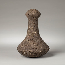 Early 19th Century Hawaiian Poi Pounder Pohaku Ku’i Poi picture