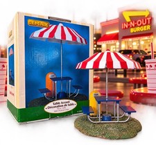 Lemax 83678 Picnic Table Restaurant Patio Table Accent 2008 Retired W/Box picture