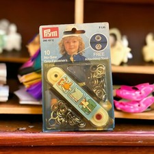 VTG Prym No Sew Grip Fasteners Sewing Made In W Germany New Old Stock Set of 10 picture