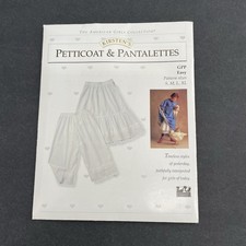 Kirstens Petticoat & Pantalettes Pattern Girls S M L XL UNCUT American Girl picture