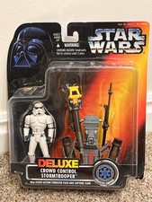 Vintage Star Wars Shadows of the Empire Crowd Control Stormtrooper 1996 picture