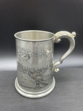 English Pewter Craftsman Made Tankard Stein Sheffield London England picture