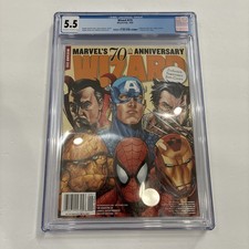 September 2009 Wizard Comics Magazine #215: Marvel's 70th Anniversary CGC 5.5 picture